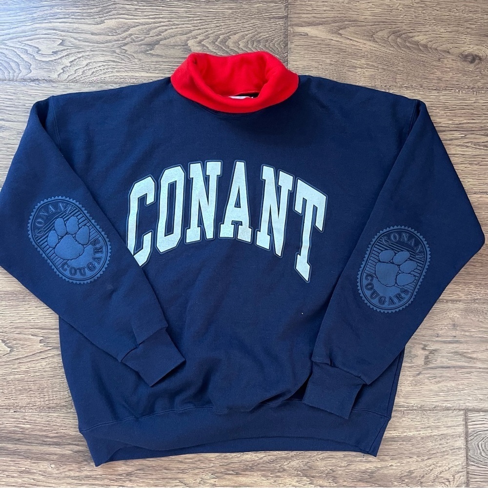 Vintage Conant Cougars Dodgers Brands Crewneck XL EUC
